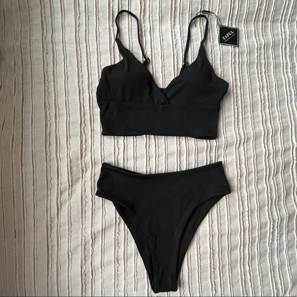 Zaful high waisted bikini/tankini